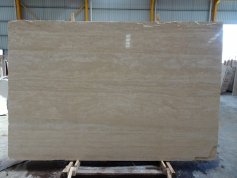 Hot sale beige travertine big slab